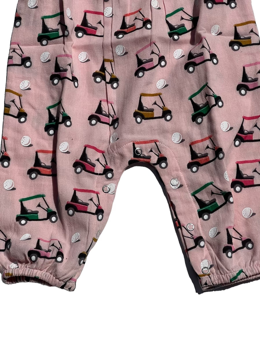 Pink Golf Cart Romper