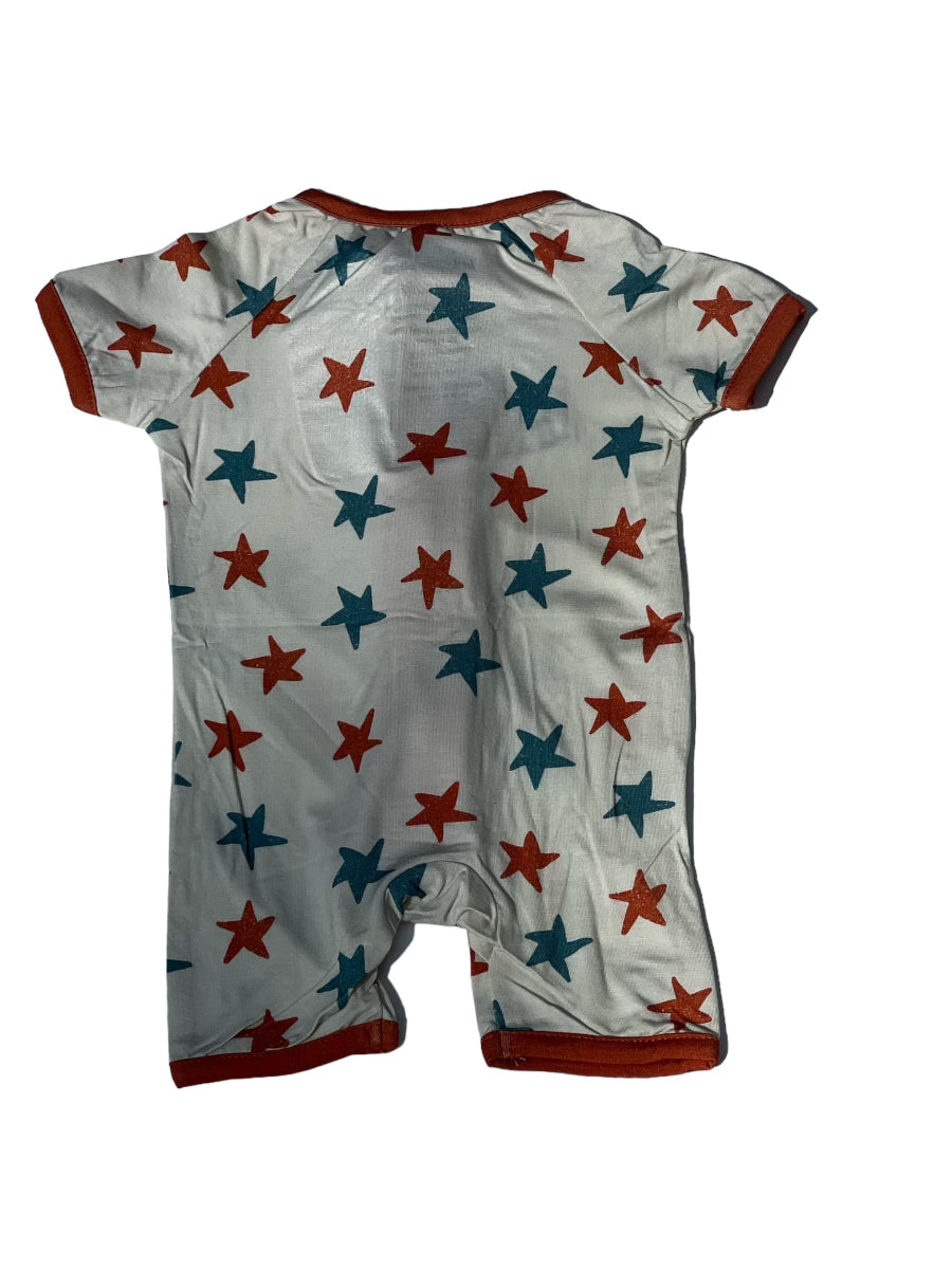 Red, White & Blue Stars Romper