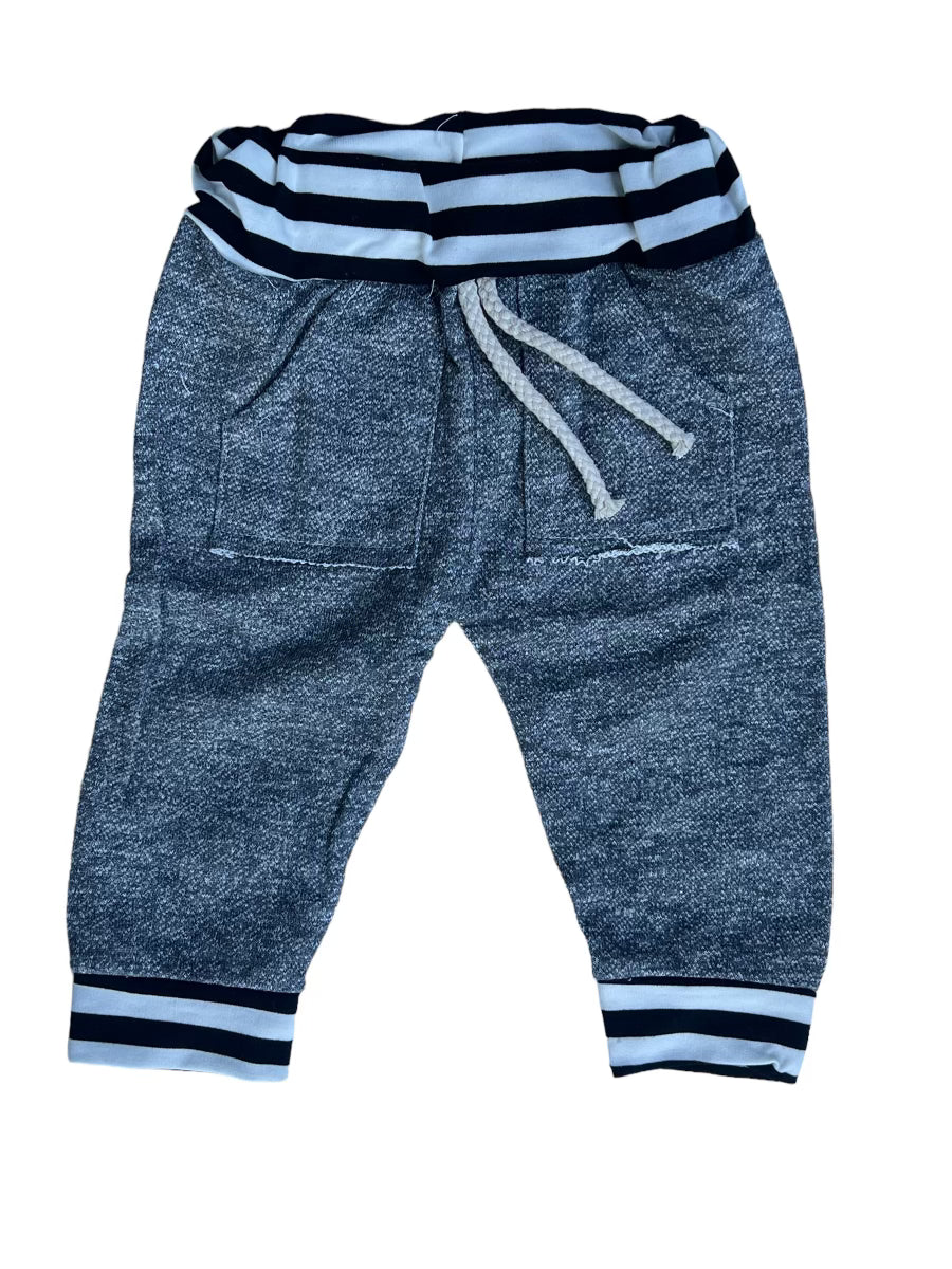 Dinosaur Hooded Striped 2-piece Set
