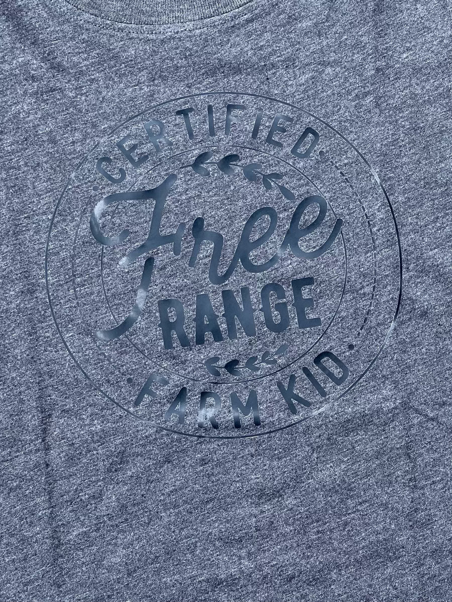 Free Range Farm Kid Graphic-T