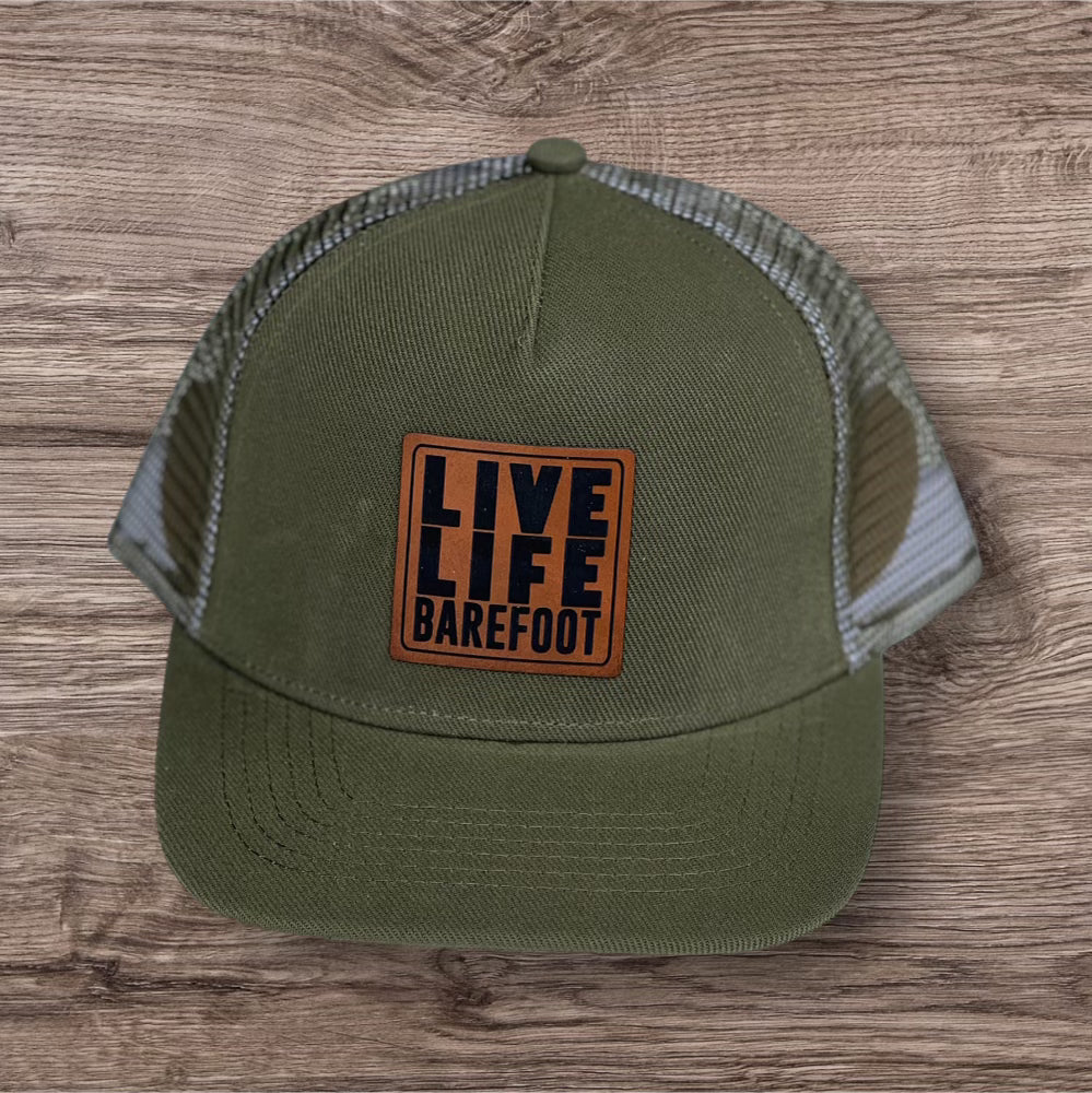 Live Life Barefoot Trucker Hat