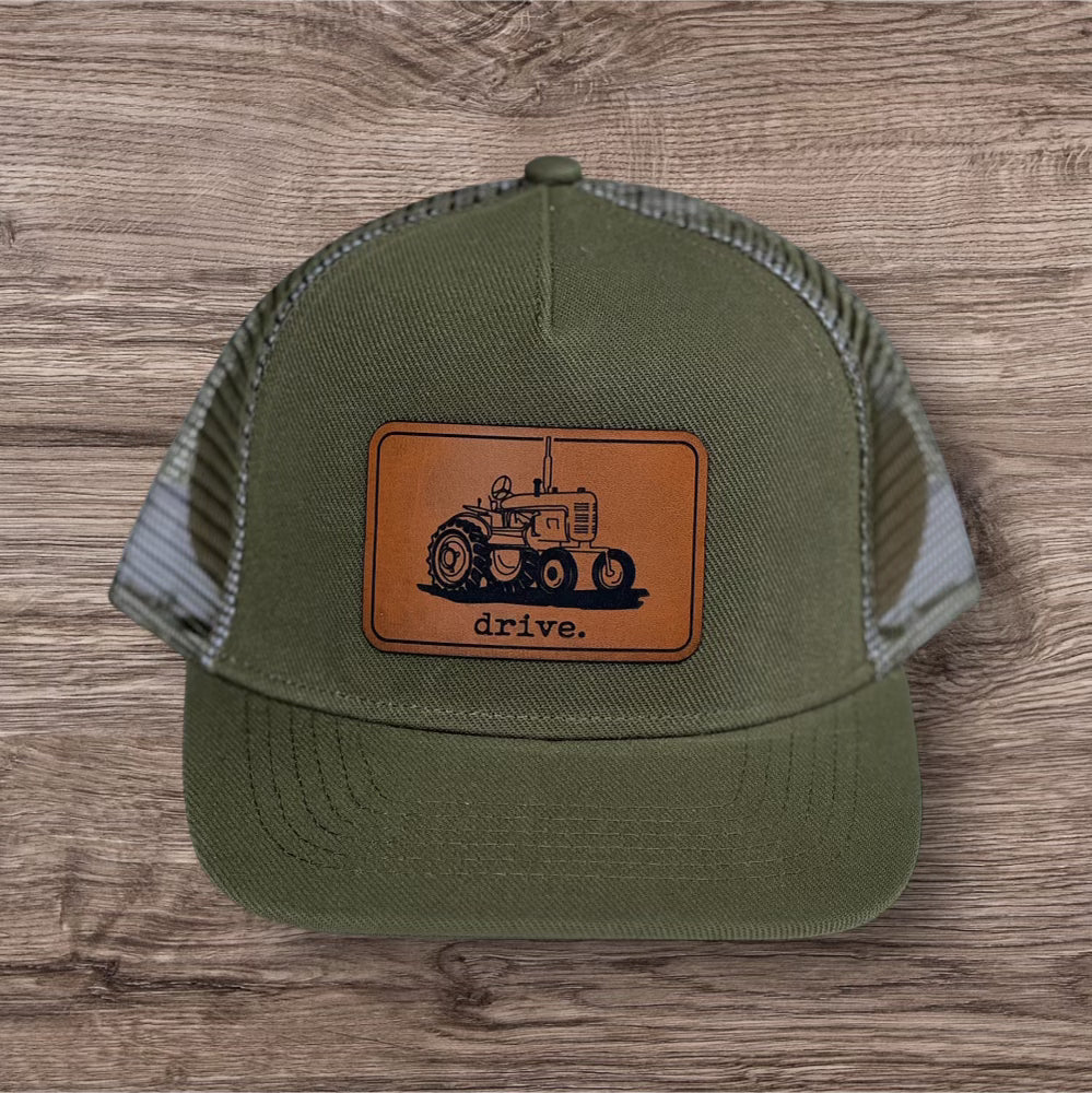 Drive Tractor Trucker Hat