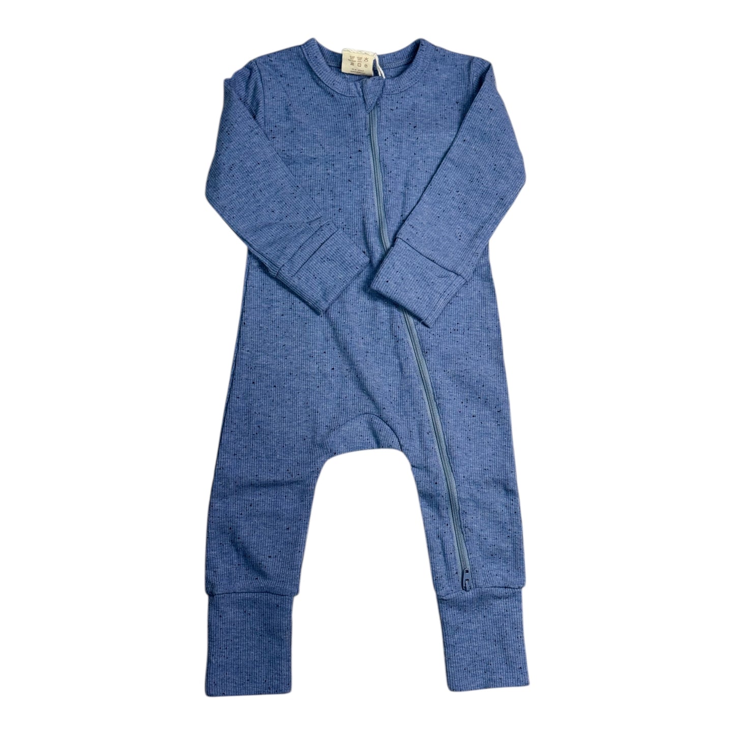 Blue Speckle Romper