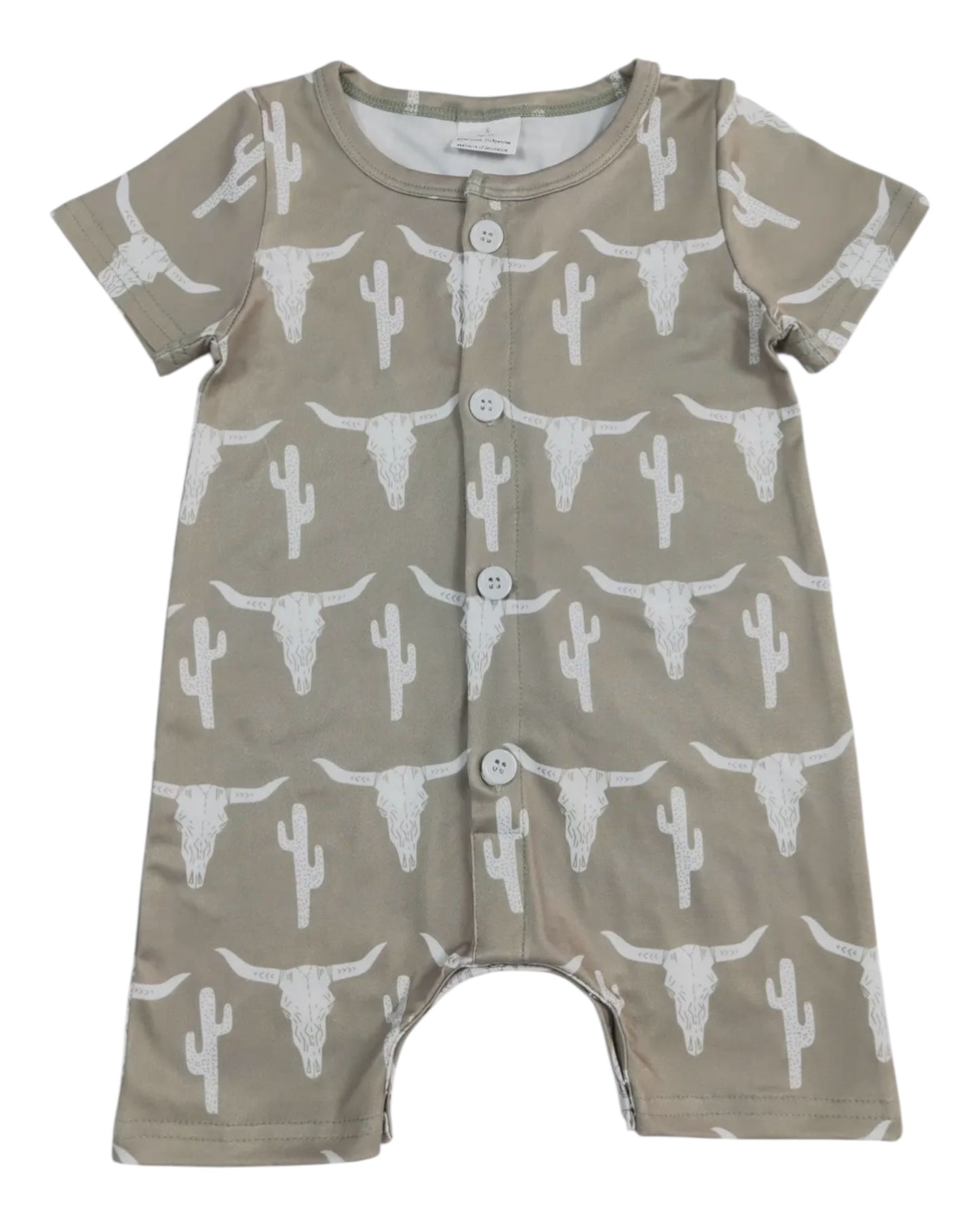 Cactus and Longhorn Romper