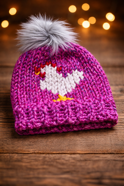 Pink Chicken Hat
