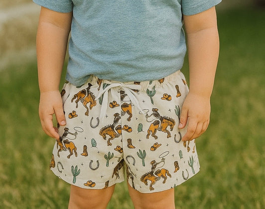 Western Style Swim Trunks