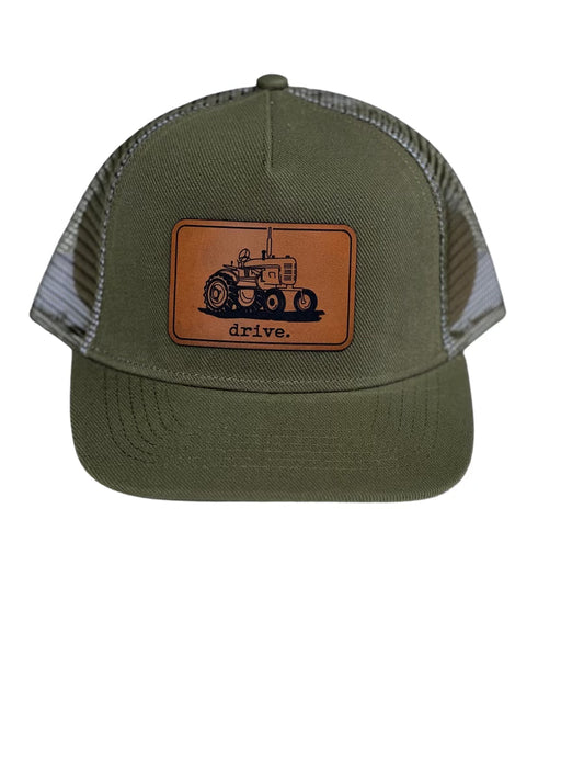 Drive Tractor Trucker Hat