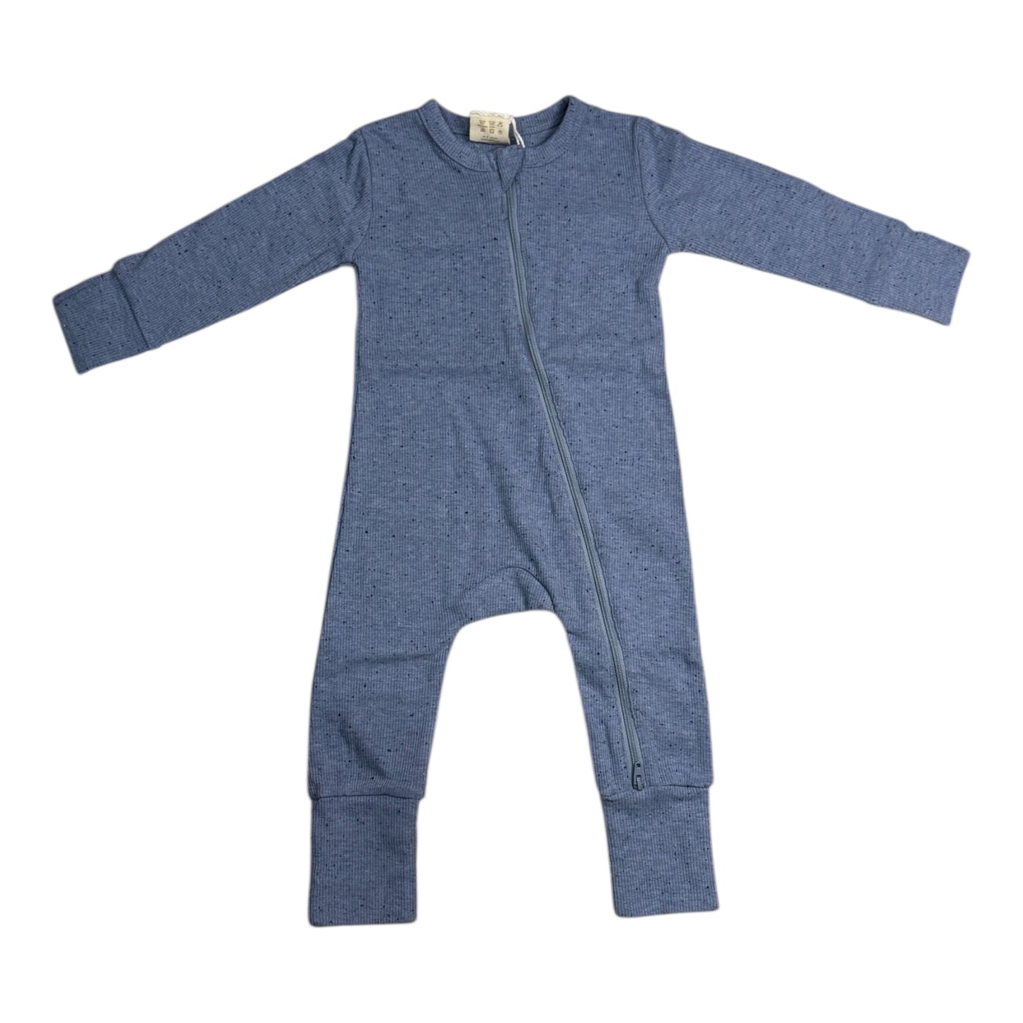 Blue Speckle Romper